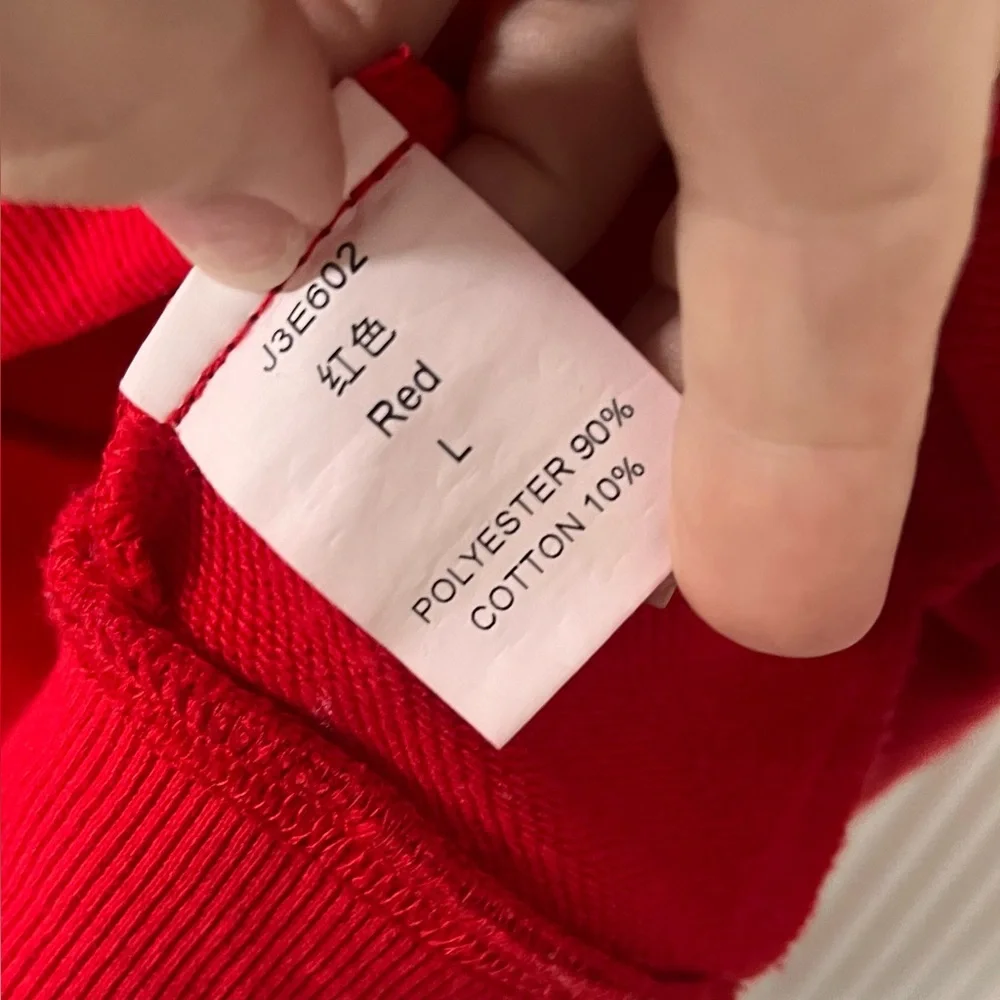 Women’s Red Hoodie Sweater - Picture 2 of 2